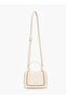 Braided Satchel Bag with Detachable Strap - H 15 x W 21 cms - 2