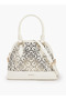 Cutout Detail Crossbody Bag with Detachable Shoulder Strap - H 24 x W 19 cms