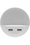 Lunetta Socket Night Light Usb-2.1A With Sensor