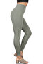 Ultra Thermalhigh Waist Interlock Fleece-Lined Micro Fabric Inside. Thick Warm Leggings Model for Cold Weather. - 2