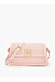 Textured Crossbody Bag with Adjustable Shoulder Strap - H 12 x W 22 cms