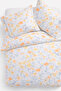 Double Duvet Cover Set Zambak Orange Setçi̇ft
