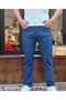Men's Regular Fit Straight Leg Stretchy Lycra Denim Jeans Trousers