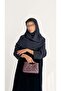 MWT881 -عباية مخمل مع تدخيلة جاكار - 4
