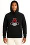 Hooded Power Strength Chest and Back Printed Unisex Sweatshirt