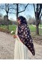 Royal Bambi Gazelle Patterned Cotton Soft Shawl Ps216 - 2