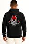Hooded Power Strength Chest and Back Printed Unisex Sweatshirt - 2