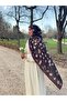 Royal Bambi Gazelle Patterned Cotton Soft Shawl Ps216 - 5