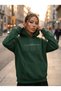 Women's Hooded Printed 3 Thread Combed Cotton Fabric Sweatshirt