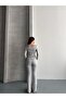 Women's Madonna Collar Blouse and Flared Leggings Two-Piece Set - 7