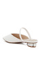Women Fantasy Heel Croco Mules in White - 3