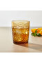 Velora 4-Piece Glass Water Glass Set Amber - 3