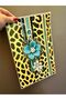 Iron-On Turquoise Floral Transfer Print Arma 29X19 cm - 3