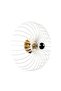 Modern Tufted White Metal Sconce E27 Wall Lamp 36X12X36 cm Living Room - 4