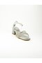 95 Silver Stone Girls' Evening Dress Shoes