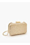Embellished Clutch with Chain Strap - H 12 x W 19 cms - 3
