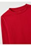 Children'S Pure Cotton Red T-Shirt Regular Fit - 3