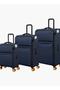 Solid Softcase Trolley Bag with Retractable Handle - 28 Inches Check-in Bag - 4
