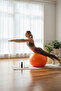Pilates Ball 65 cm Pilates Ball Inflation Pump 8 Color Options - 3