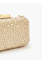 Embellished Clutch with Chain Strap - H 12 x W 19 cms - 4