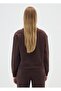 Brown Crew Neck Cotton Blend Sweatshirt - 3