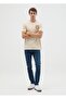 Beige Regular Fit Pure Cotton T-Shirt