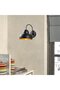 Modern Tufted Black Metal Sconce E27 Wall Lamp 20X27X24 cm Bedroom Lighting - 4