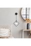 Black Sconce with Fuzz Metal Body 24X12X30-120 cm G9 Wall Lighting Bedroom - 2