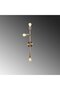 Antique Metal Sconce E27 Wall Lamp 15X15X65 cm Bedroom and Living Room Lighting - 3
