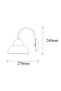Cakir 180Vintage Stylish Metal Body Single Pendant Lamp Chandelier E27 Compatible for Entrance and Library - 5