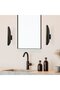 Stylish Metal Body Sconce with Black Fuzz, E14 Compatible for Reading Corner and Entrance - 2