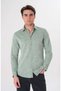 Natural Linen Green Men's Shirt