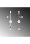 Rustic 3-Piece Sconce with White Metal Body and Fuzzy Lighting for Living Room - 4