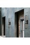 Modern Tufted Black Metal Sconce E27 Wall Lamp 8X15X50 cm Living Room Lighting - 4