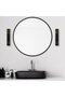 Minimal Metal Body Sconce with Black Fuzz, E14 Compatible for Reading Corner and Entrance - 2