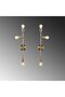 Antique Metal Sconce E27 Wall Lamp 15X15X65 cm Bedroom and Living Room Lighting - 4