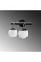 Black Sconce Wall Lamp with Tufts E27 Compatible 41X20X28 cm Bedroom and Living Room Lighting - 4