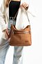 Women's Quality Suede Lined Detailed Pocketed 1St Layer. Class Workmanship Casual Shoulder and Arm Bag 736 - 2