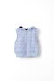 Hooded Water Repellent Vest - Blue