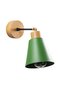 Green Metal Sconce E27 Wall Lamp 14X25X25 cm Bedroom and Hallway Lighting - 2