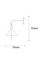 Black Metal Sconce with Tassels E27 Wall Lamp 25X29X38 cm Living Room and Hallway Lighting - 5