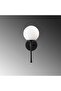 Black Sconce Wall Lamp with Tufts E27 Compatible 15X20X35 cm Living Room Lighting - 4