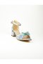 640 Blue Glitter Girls' Evening Dress Shoes