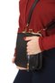 Women's Black Cross Clip Stylish Fashion Shoulder Bag - 5