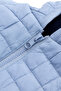 Hooded Water Repellent Vest - Blue - 3