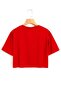 Crop Oversized T-shirt - 2