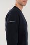 Regular Men's Crew Neck Navy Blue Sweatshirt - 6