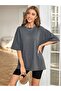Women's Oversize Crew Neck T-shirt - 4