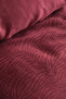 Satin Duvet Cover Set Double Size Feıst Burgundy - 3