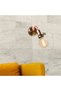 Antique Metal Sconce E27 Wall Lamp 12X17X13 cm Bedroom and Living Room Lighting - 2